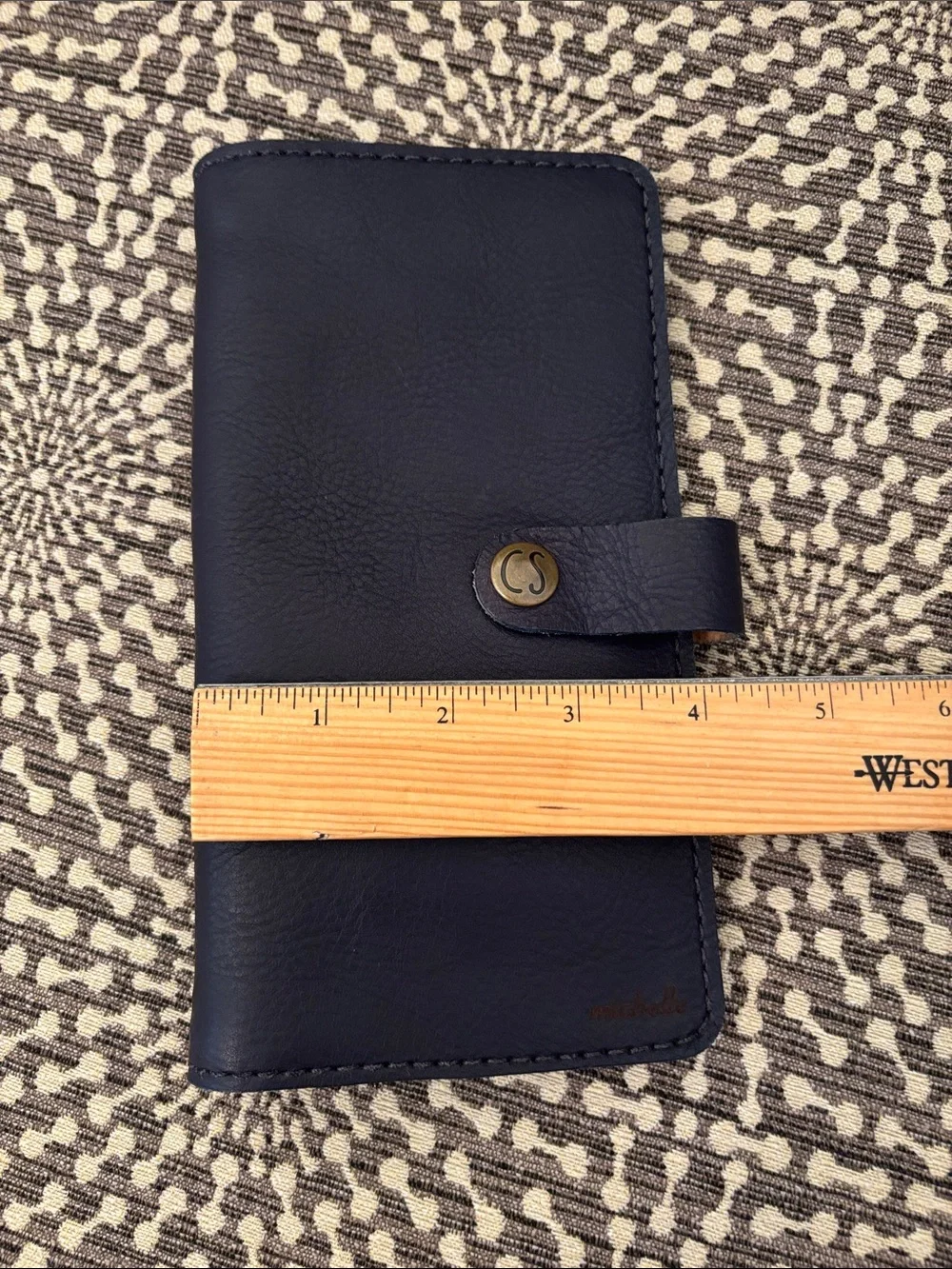 Chic Sparrow Hobonichi Weeks Leather Cover  Blue Travelers Notebook Folio